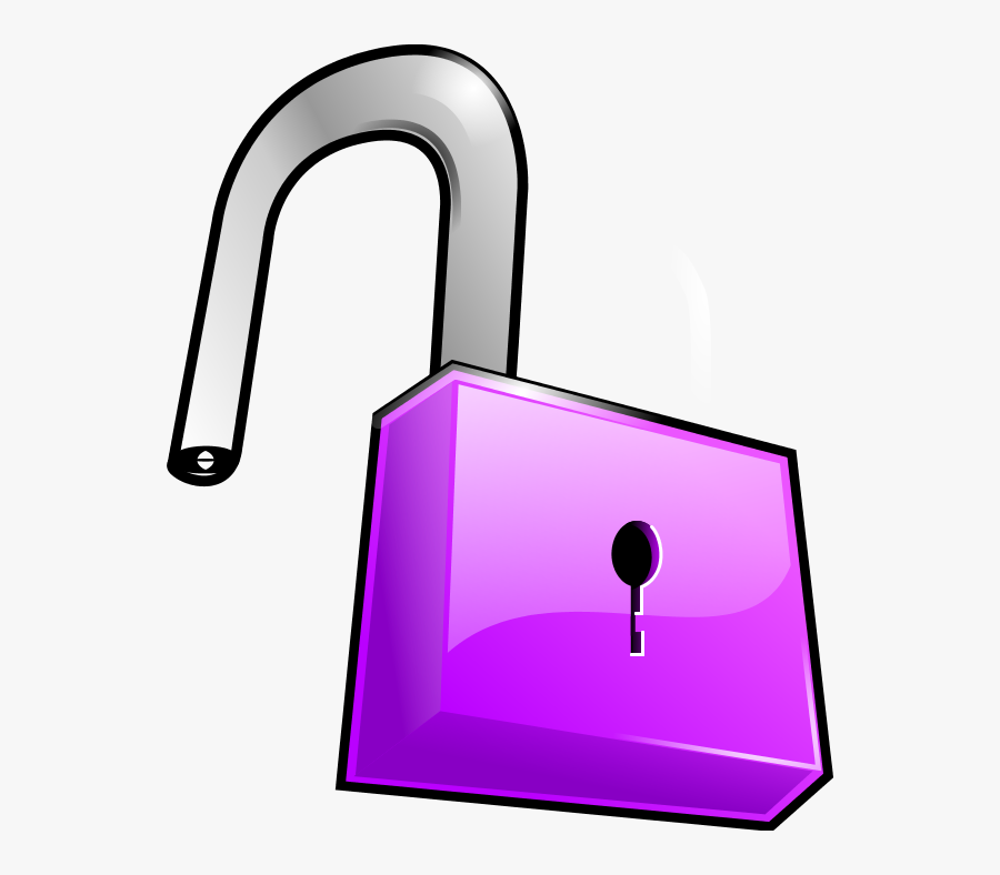 Golden Lock Vector Clip Art 7tkhmy Clipart - Cadena Ouvert, Transparent Clipart