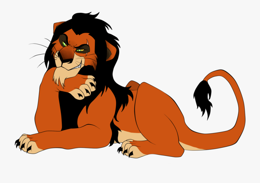 Lions Clipart Transparent Background - Lion King Scar Cartoon, Transparent Clipart