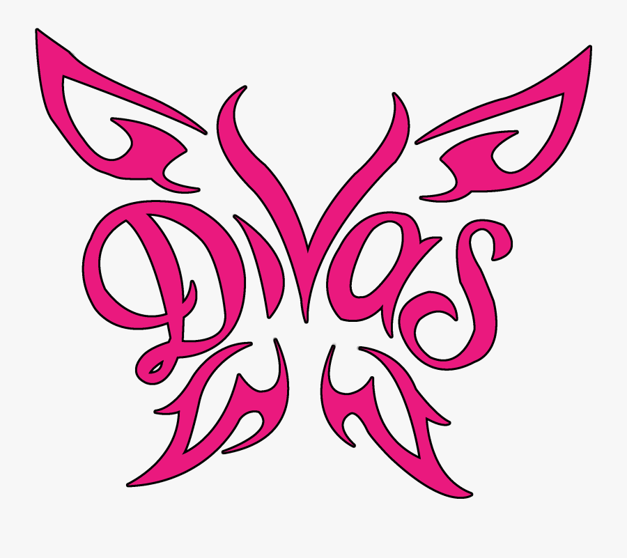 Raw Wrestling Cliparts - Wwe Divas Logo, Transparent Clipart