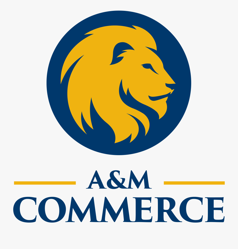 Lion Clipart Texas A&m Commerce - Texas A&m University Commerce Logo, Transparent Clipart