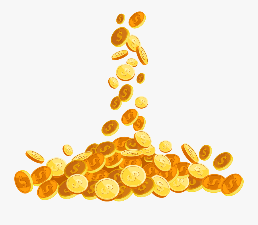 Coin Euclidean Vector - Gold Money Vector Png, Transparent Clipart