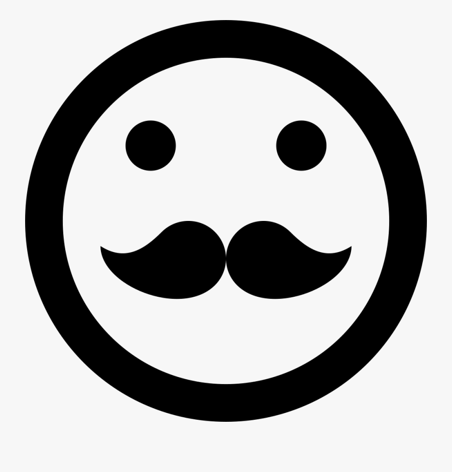 Clip Art Mustache Emoticon - Ok Face Clip Art, Transparent Clipart