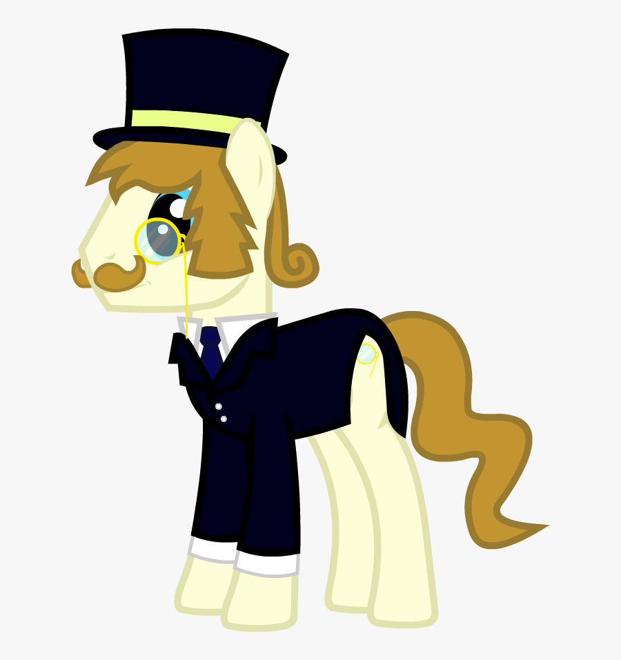 Jakethespy, Hat, Monocle, Moustache, Oc, Oc - Cartoon, Transparent Clipart