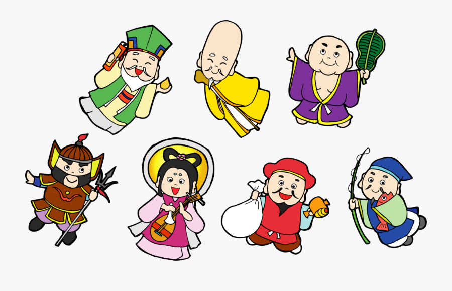 Art,pleased,conversation - 七福神 イラスト, Transparent Clipart