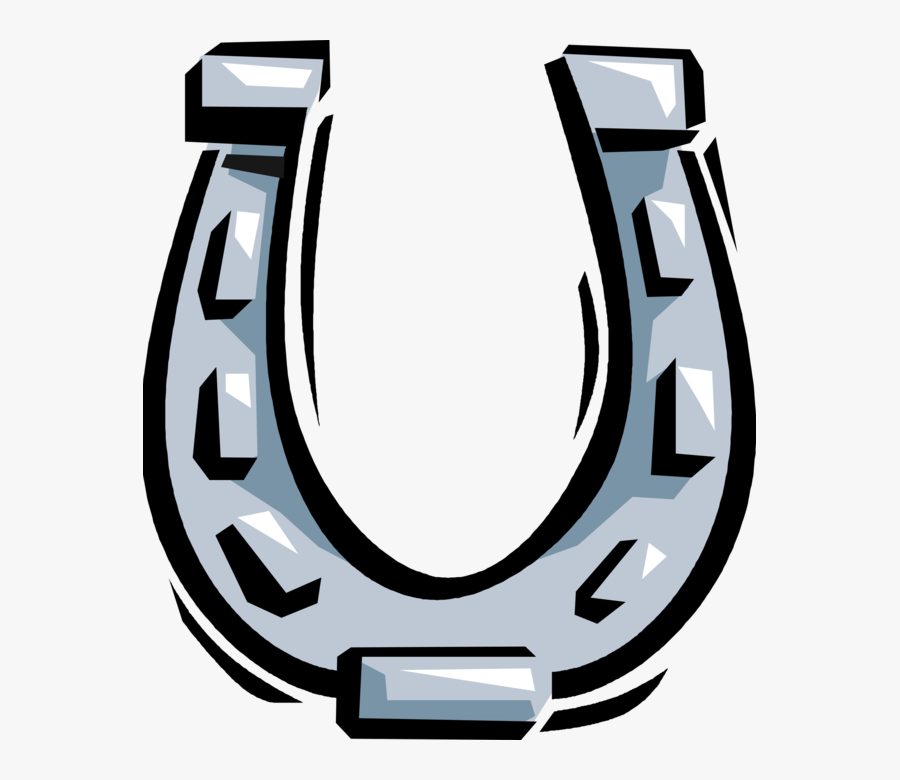 Vector Illustration Of Lucky Horseshoe Good Luck Protective - Hufeisen Clipart, Transparent Clipart