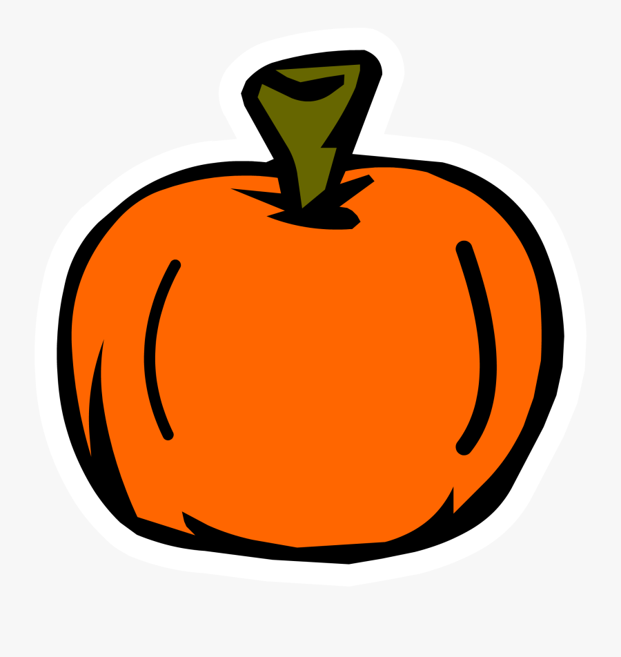 Pumpkin Awards Clipart - Club Penguin Halloween Pin, Transparent Clipart