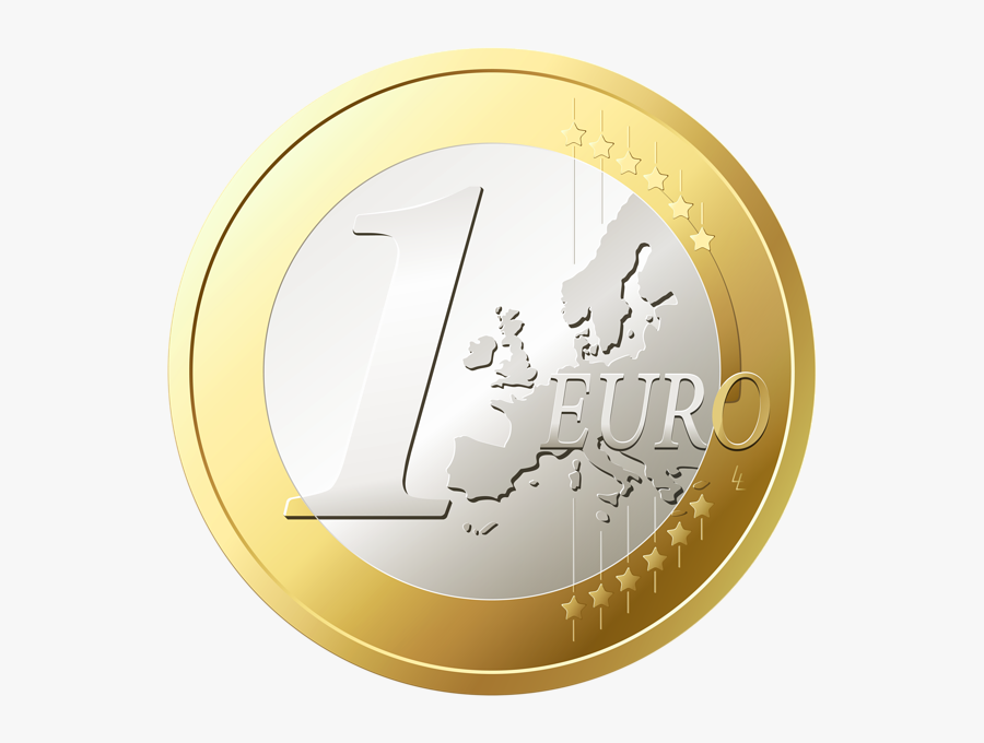 Gold Coins Png Image - One Euro Png, Transparent Clipart