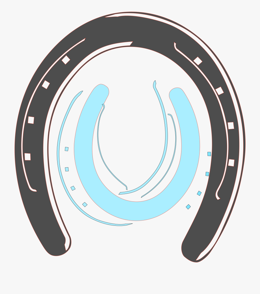 Horeshoe For Plotter Clip Art Download - Clip Art Horse Shoe, Transparent Clipart