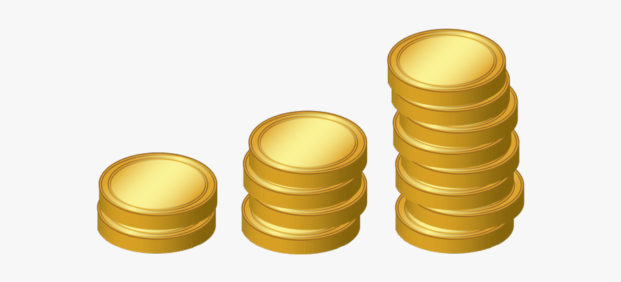 Stack Of Coins Clipart, Transparent Clipart