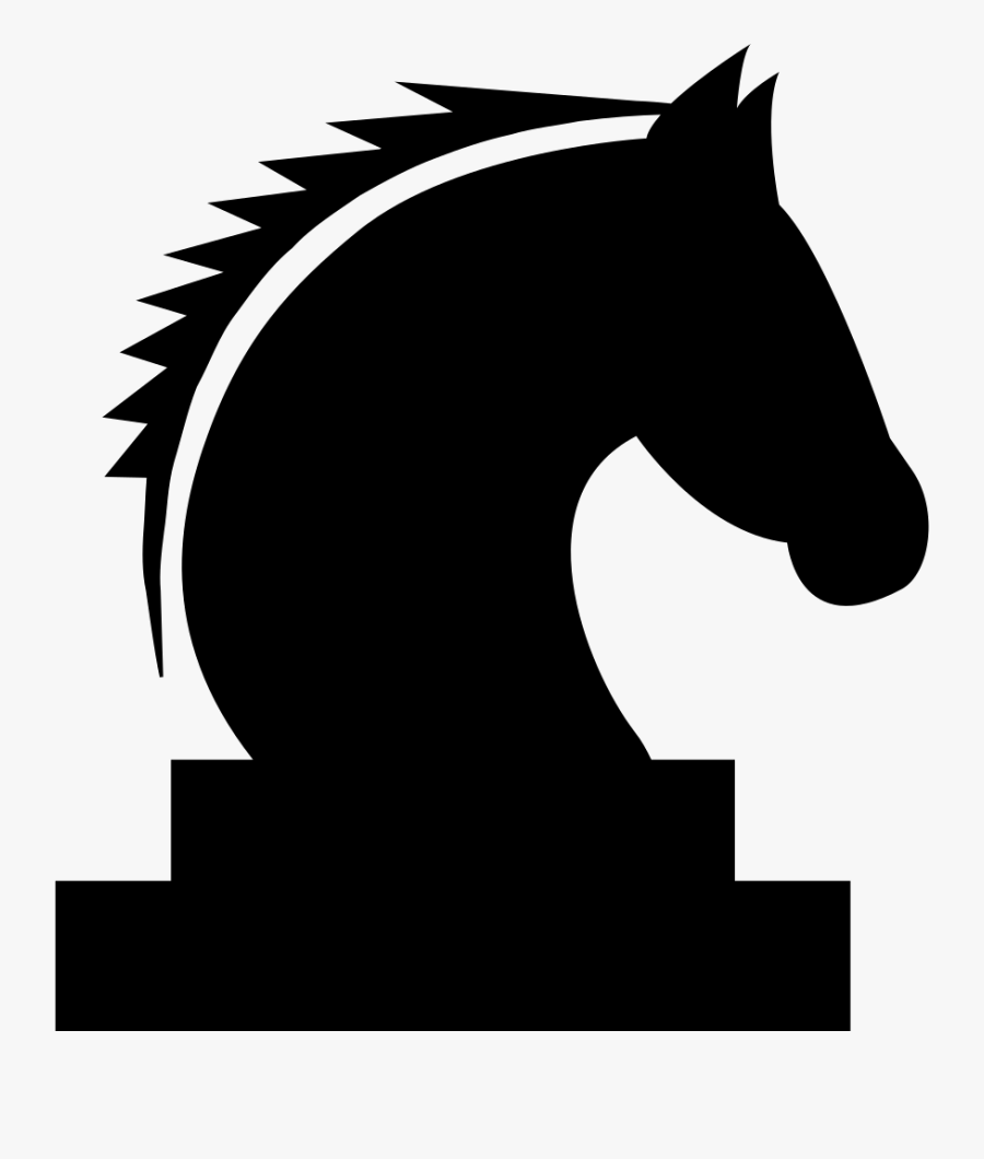 Horse Silhouette Clip Art - Horse Chess Piece Vector, Transparent Clipart
