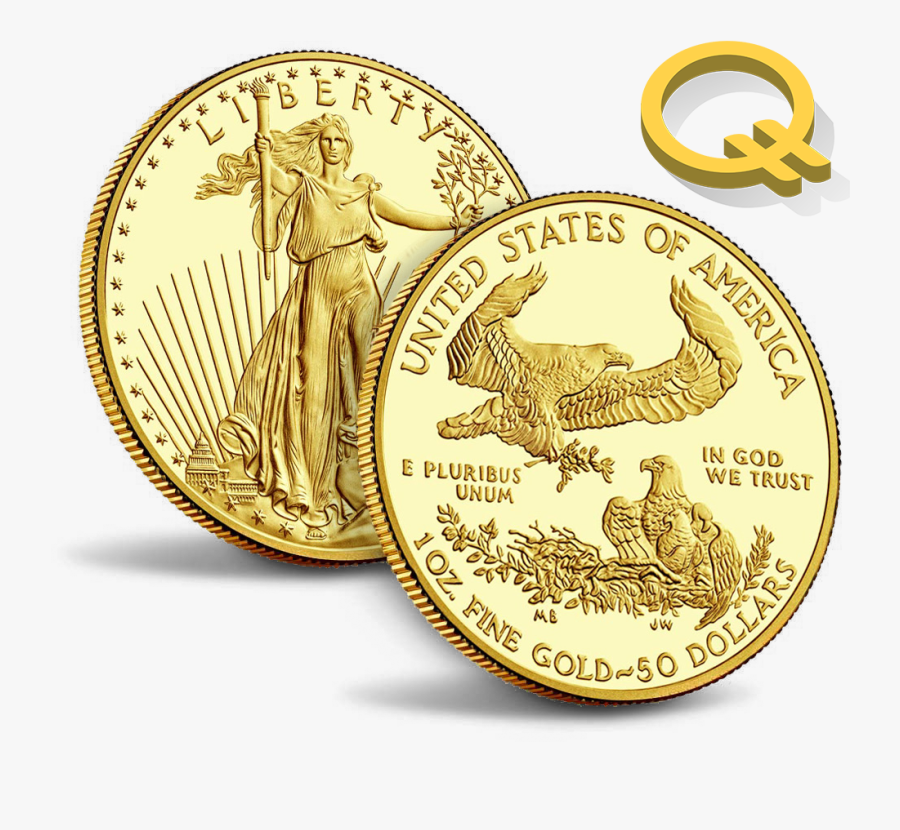 Quintric Jpg Download - 2017 American Eagle Gold Coin, Transparent Clipart