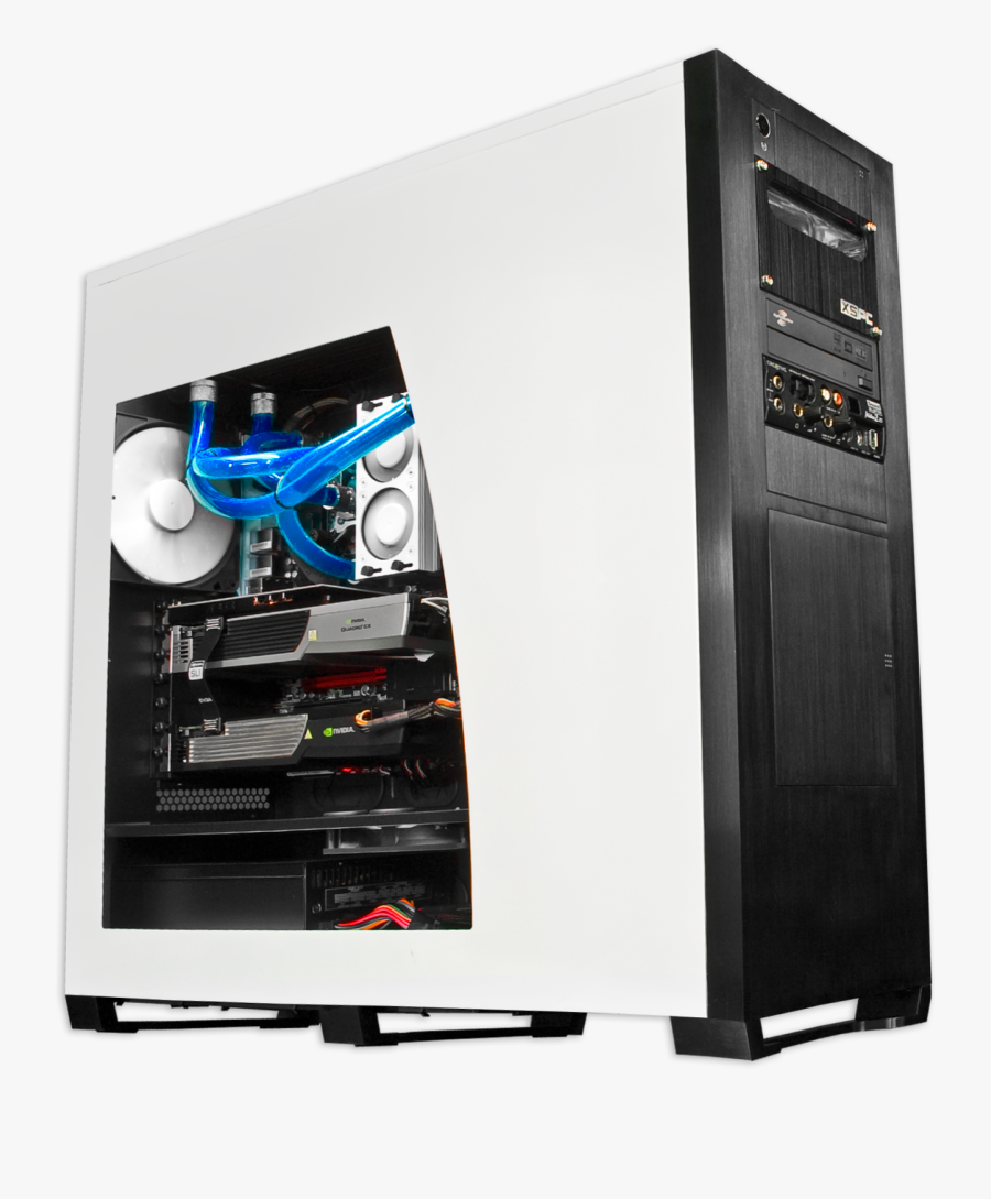Cpu Clipart Gaming Computer - Transparent Background Pc Transparent, Transparent Clipart