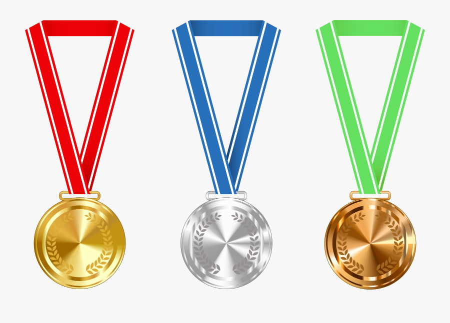 Gold Silver And Bronze Medals Png Clipart Image - Medal Of Olympic Games, Transparent Clipart