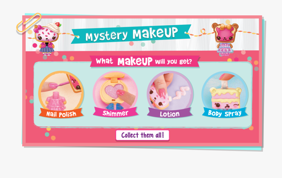 Num Noms Mystery Makeup, Transparent Clipart