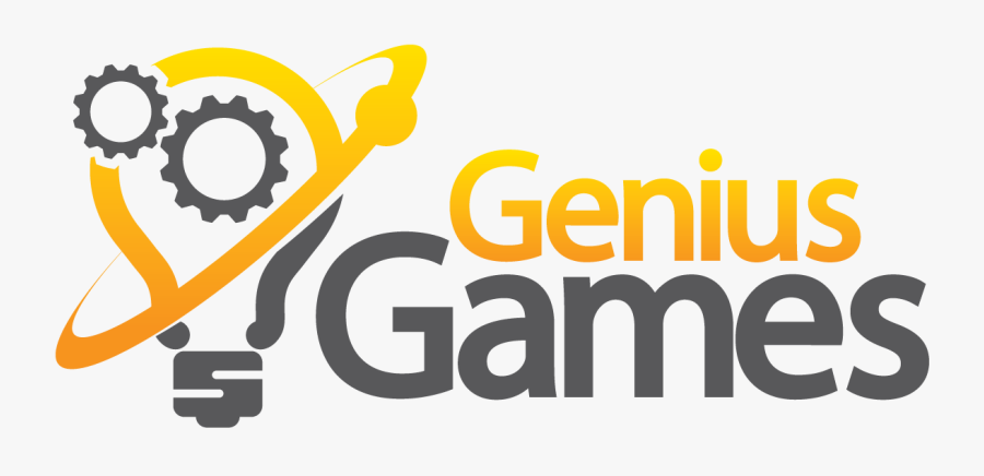 Gaming Clipart Word Game - Genius Games Logo, Transparent Clipart
