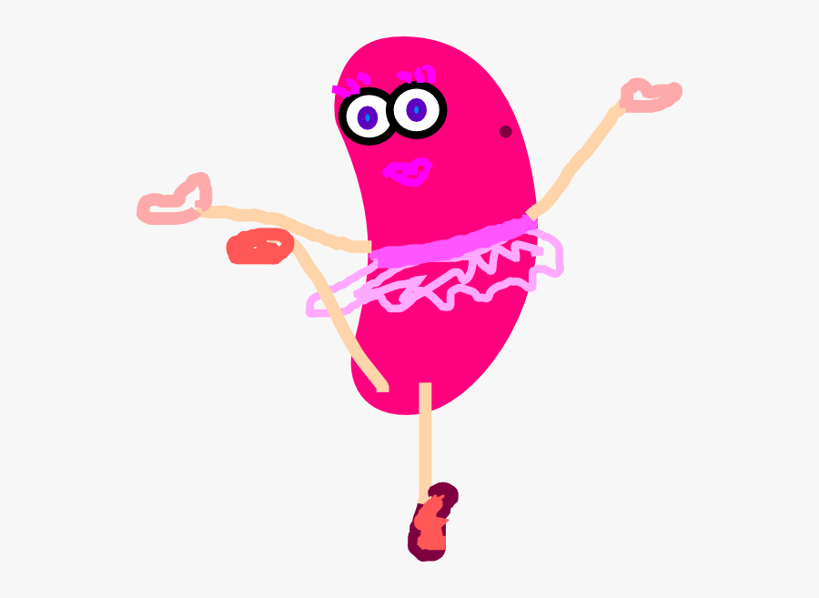 Pink Jelly Bean Clipart, Transparent Clipart