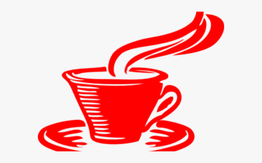 Red Coffee Cup Clip Art, Transparent Clipart