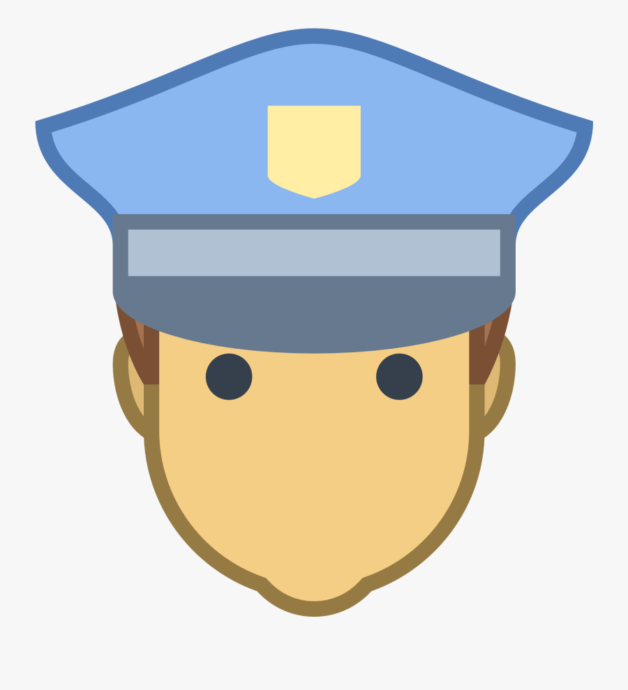 Officer Computer Icons Policeman - Police Head Icon Png, Transparent Clipart