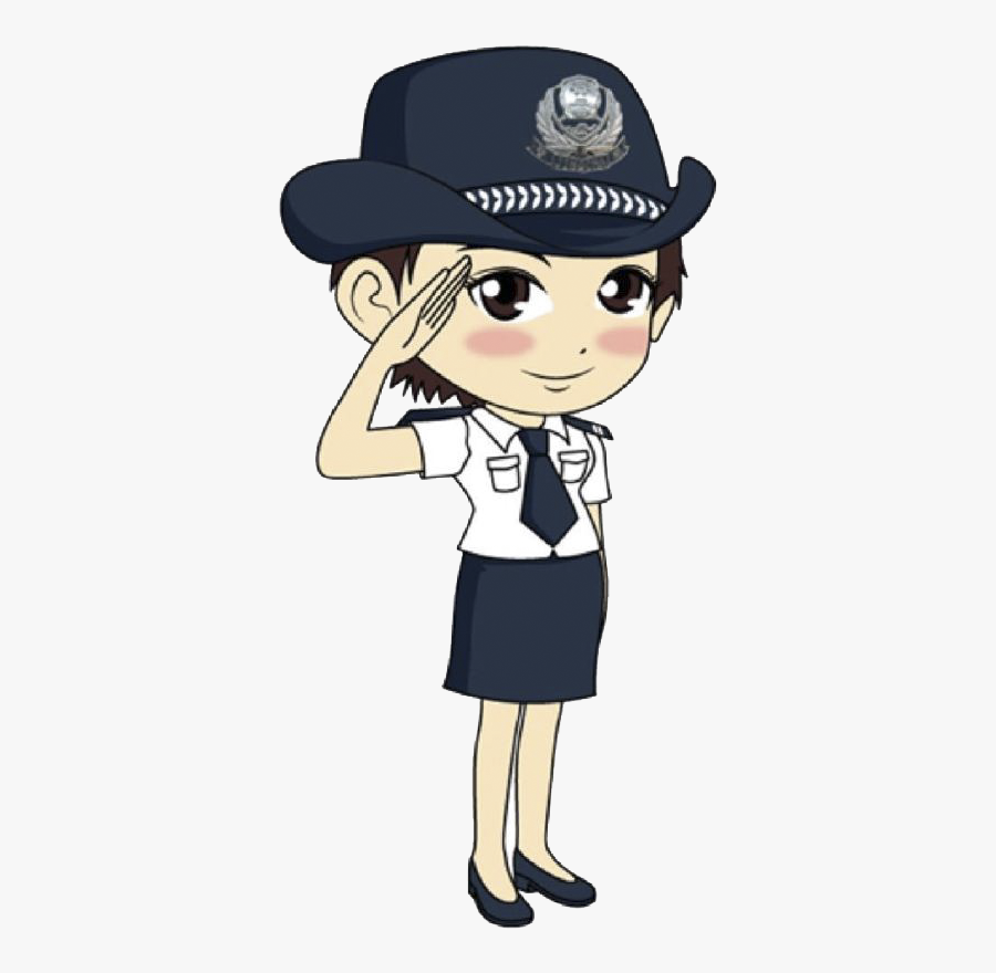 Police Clipart Police Force - วาด รูป ตำรวจ หญิง, Transparent Clipart