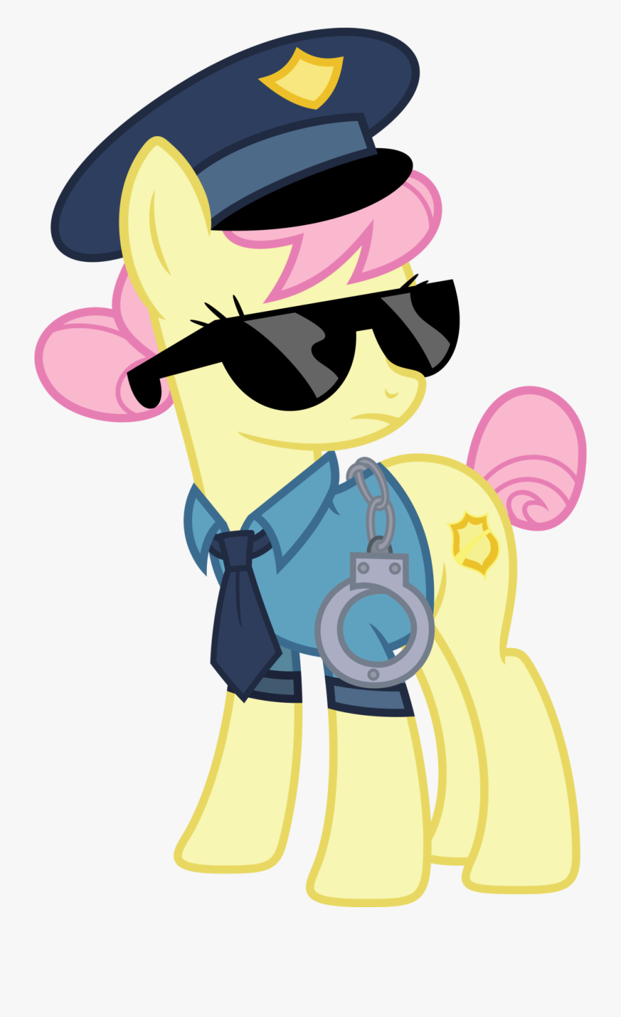 Policeman Clipart Ticket Checker - Police My Little Pony, Transparent Clipart