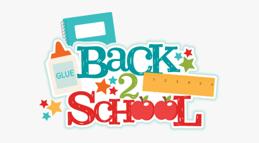 Back To Free On - Back To School Transparent, Transparent Clipart
