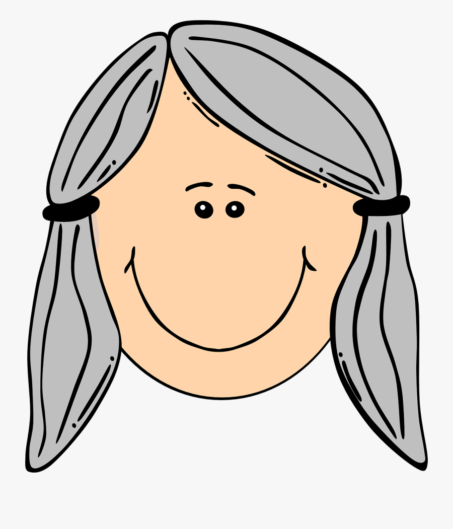 Blonde Hair Clip Art, Transparent Clipart