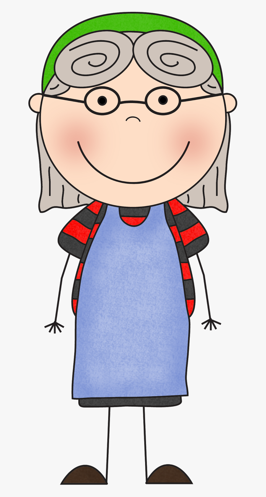 Bat Clipart Teacher - Clip Art Old Lady Who Swallowed, Transparent Clipart