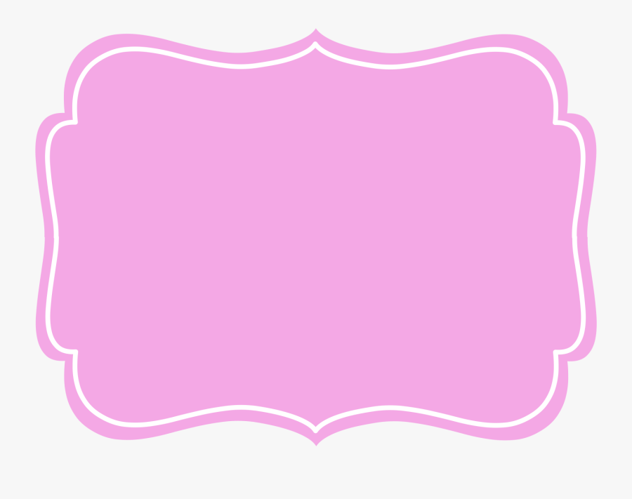 Transparent Label Pink And White Rapunzel Label Png- - Clip Art Label Png Transparent, Transparent Clipart