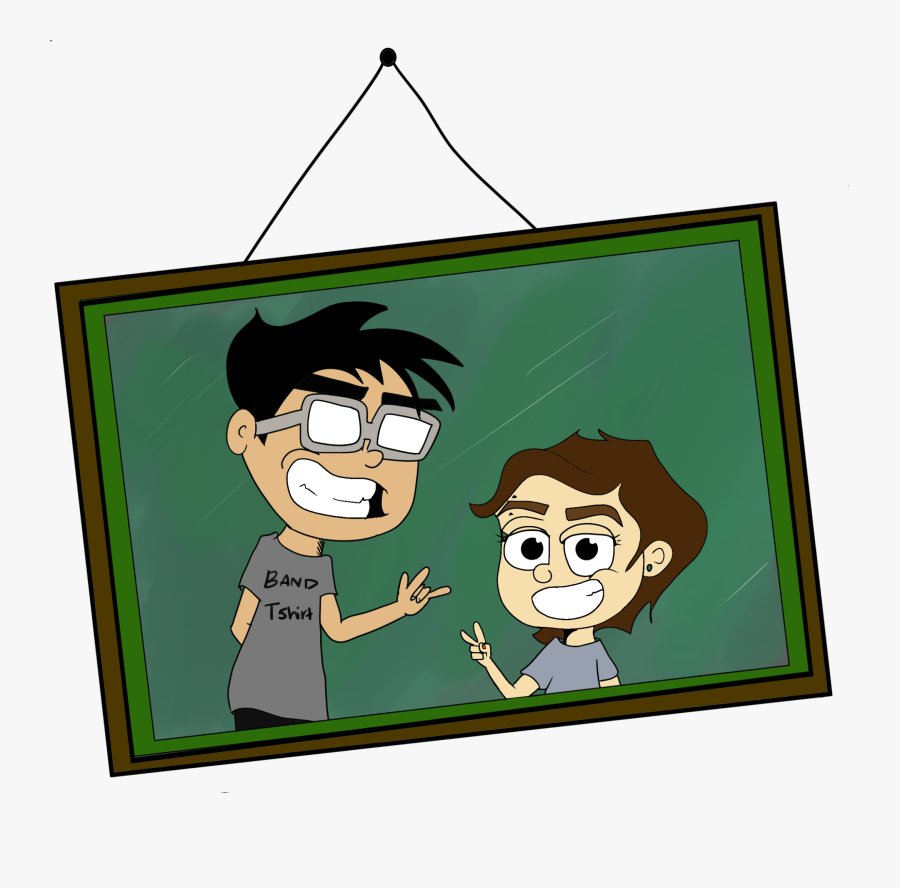 We Origonally Had A "tacky Old Lady Home Wallpaper - Cartoon, Transparent Clipart