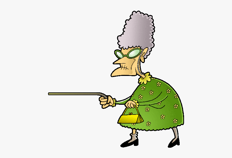 Old Lady No Background, Transparent Clipart
