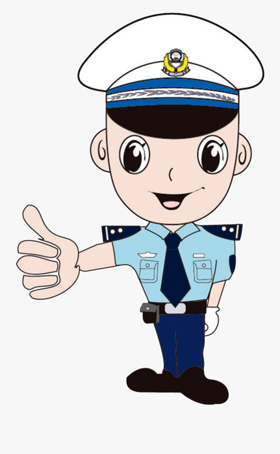 Picture Black And White Download Policeman Clipart - Cartoon, Transparent Clipart