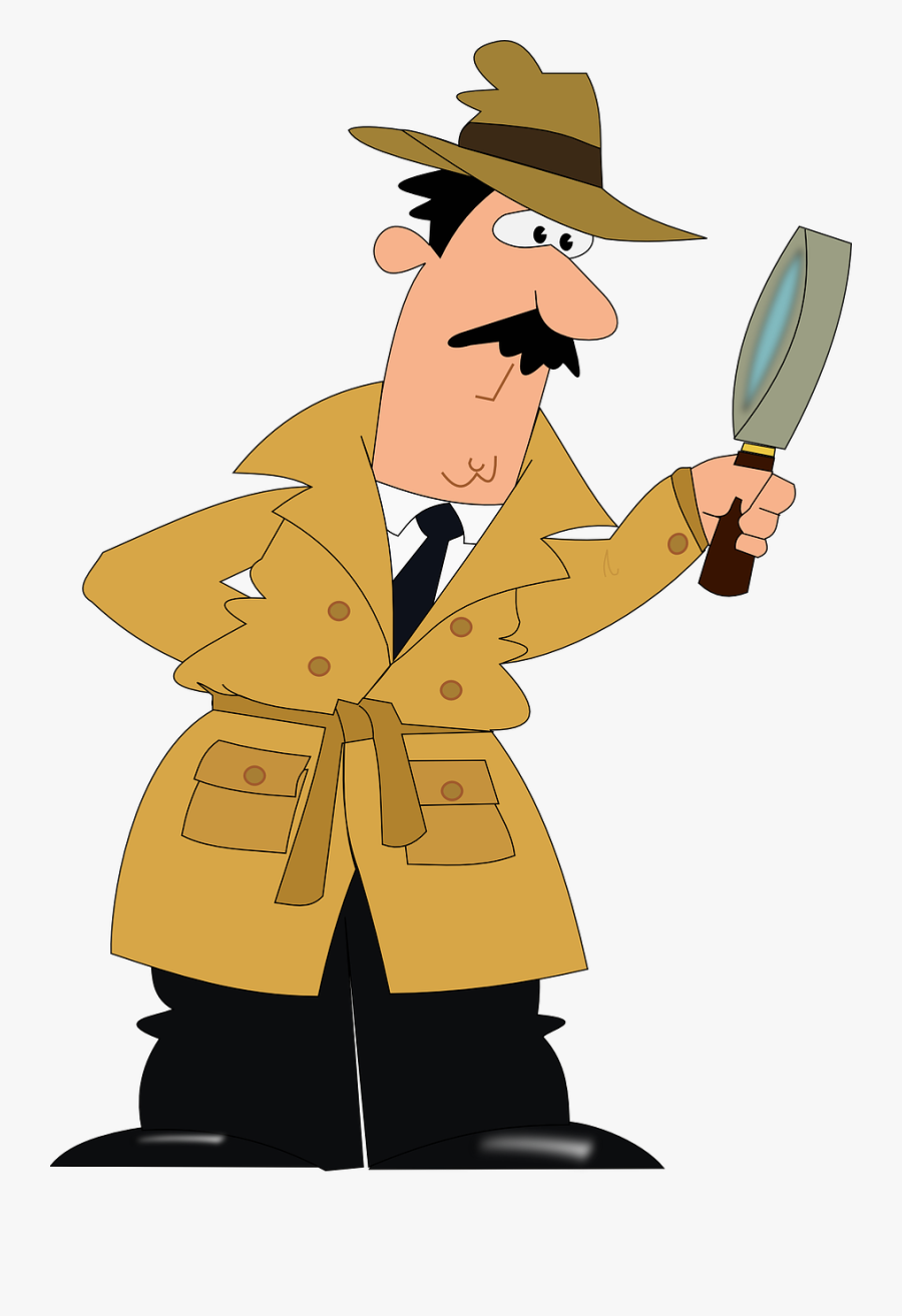 Police Clipart Police Investigator - Detective Cartoon Png, Transparent Clipart