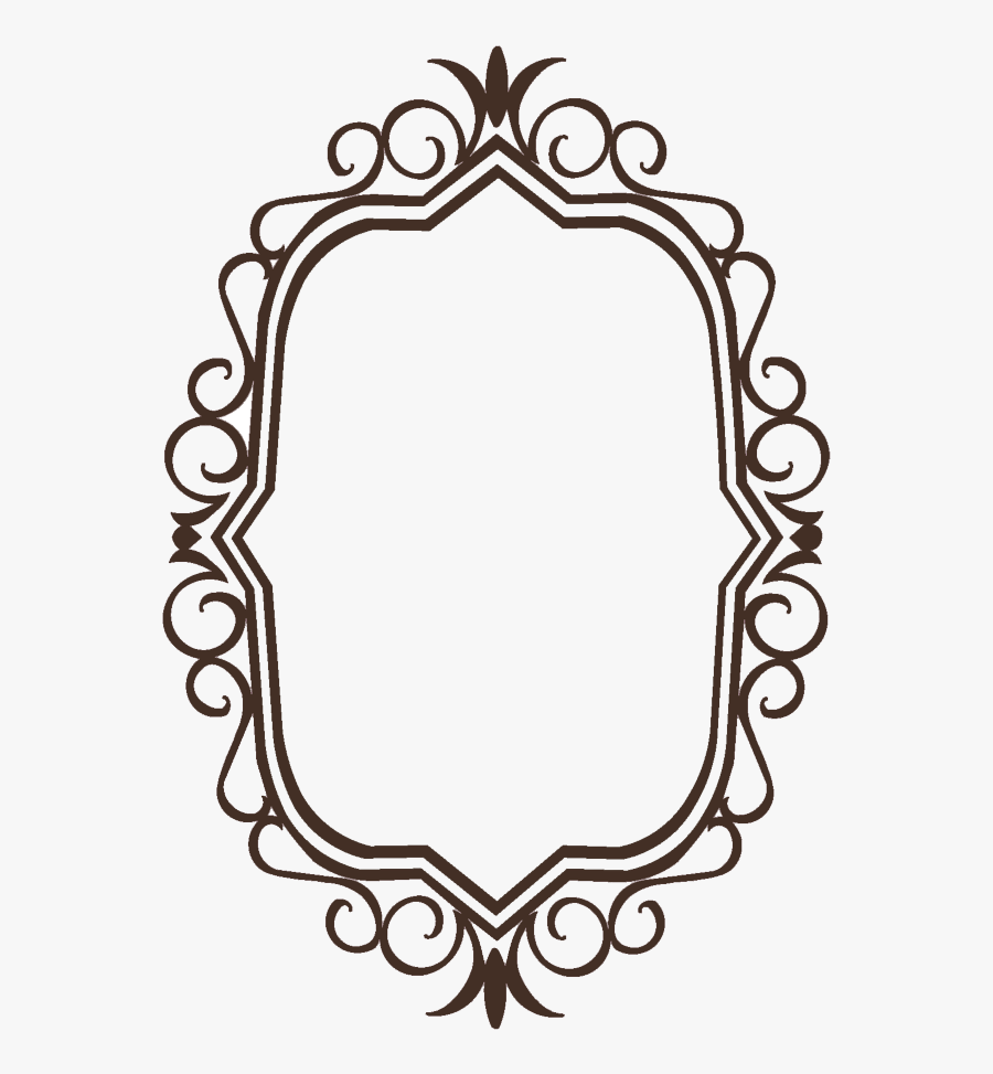 Transparent Shapes Clipart - Oval Transparent Vintage Frame Png, Transparent Clipart