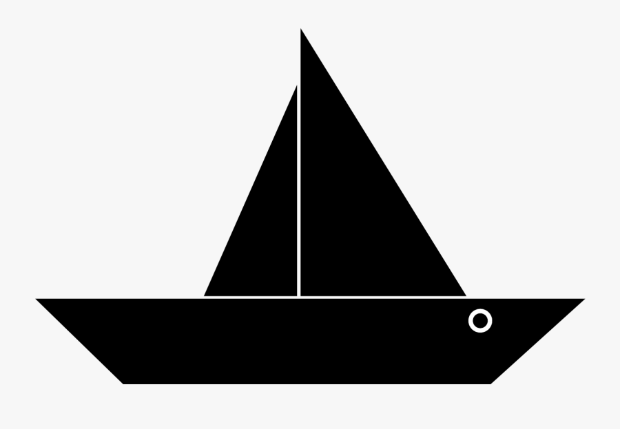 Clipart Boat Simple - Boat Black Clipart, Transparent Clipart