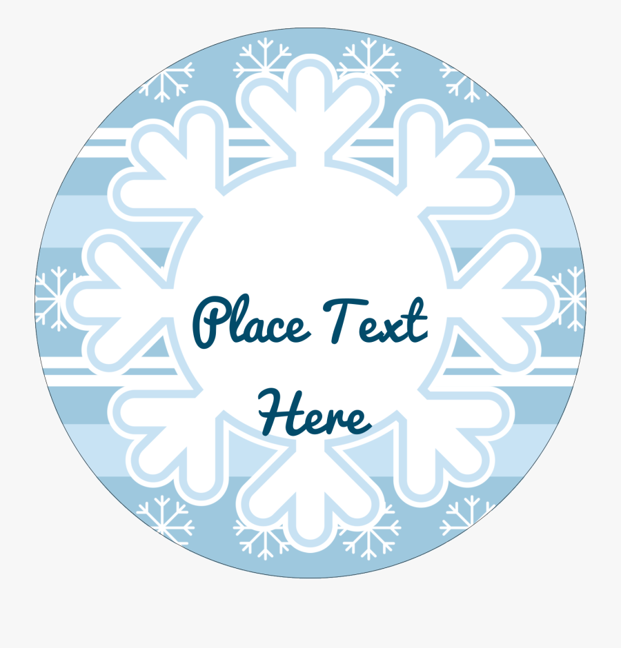 Return Address Label Clipart Free Snowflake - Project, Transparent Clipart