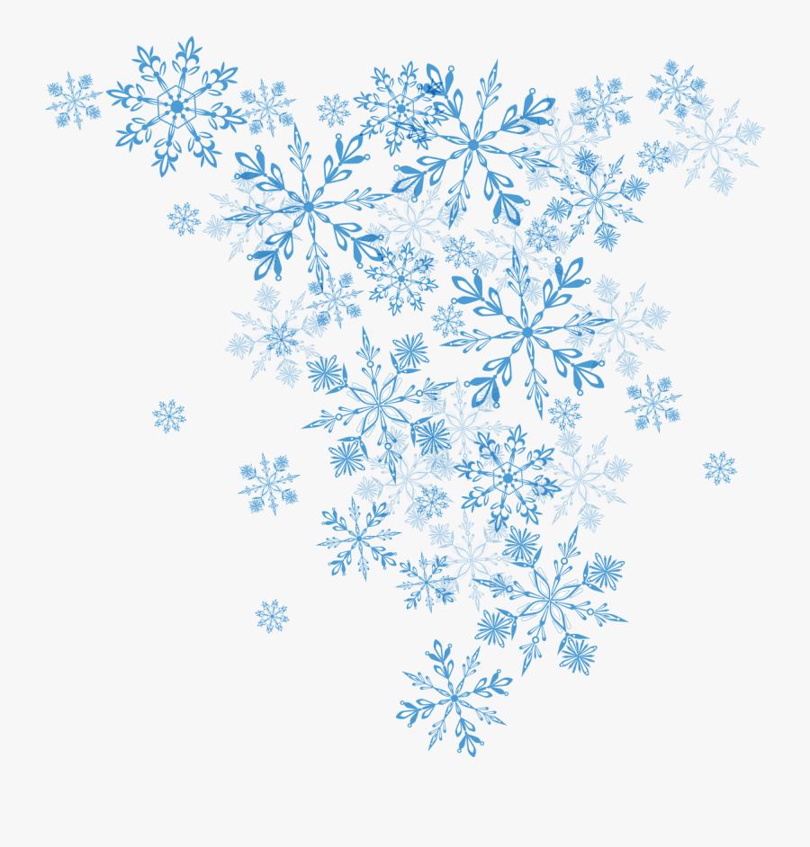 Transparent Christmas Snowflakes Clipart - Gift Certificate Snowflakes, Transparent Clipart