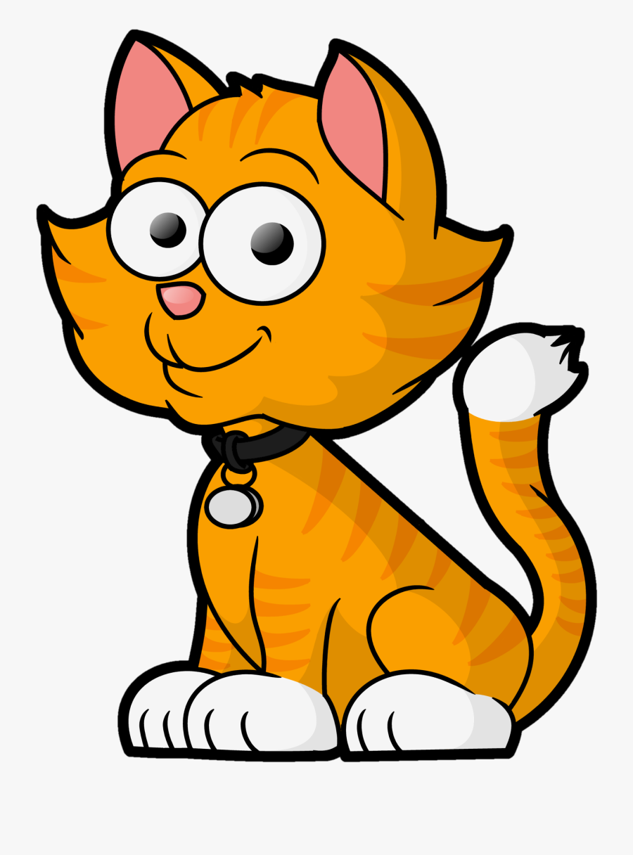 Transparent Cartoon Cat, Transparent Clipart
