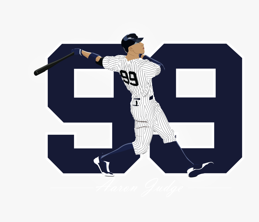 Yankees Baseball Clipart - Aaron Judge Arya Shirt, Transparent Clipart