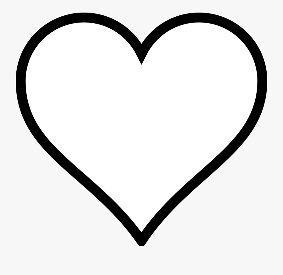 Valentine Hearts Clip Art - Heart Emoji Coloring Pages, Transparent Clipart