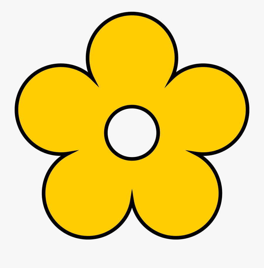 Yellow Flowers Clipart Image Collections - Clip Art Of Yellow Flower, Transparent Clipart