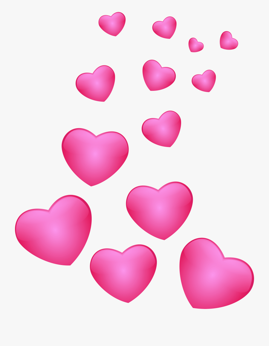 Hearts Png Pink Heart, Transparent Clipart