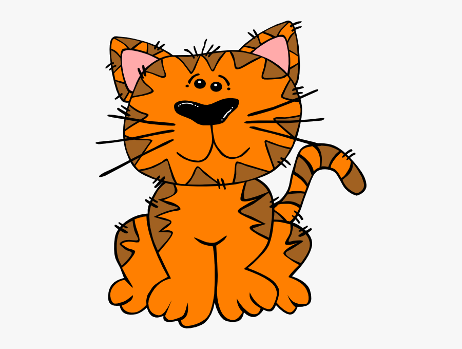 Cat Clip Art Kitten Clip Art 2 Image Clipartix - Orange Cat Clipart, Transparent Clipart
