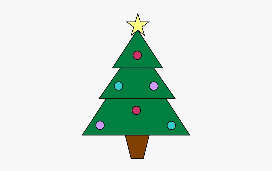 Christmas Tree Clip Art Clipart - Clipart Small Christmas Tree, Transparent Clipart