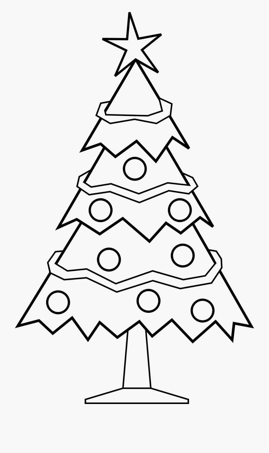 Thumb Image - Xmas Tree Clipart Black And White, Transparent Clipart
