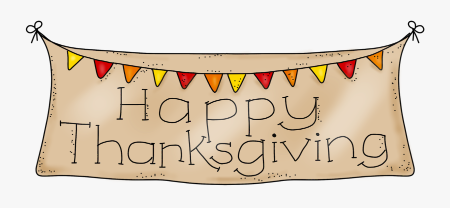 Happy Thanksgiving Clip Art Clipart Photo - Thanksgiving Banner Clip Art, Transparent Clipart