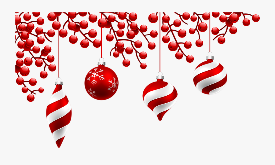 Christmas Tree Clipart Candy Cane - Transparent Christmas Decoration Png, Transparent Clipart