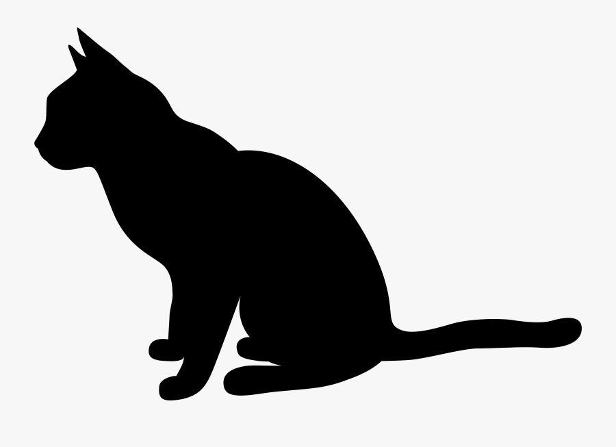 Clip Art Clip Art Png Image - Cat Silhouette Clip Art Png, Transparent Clipart