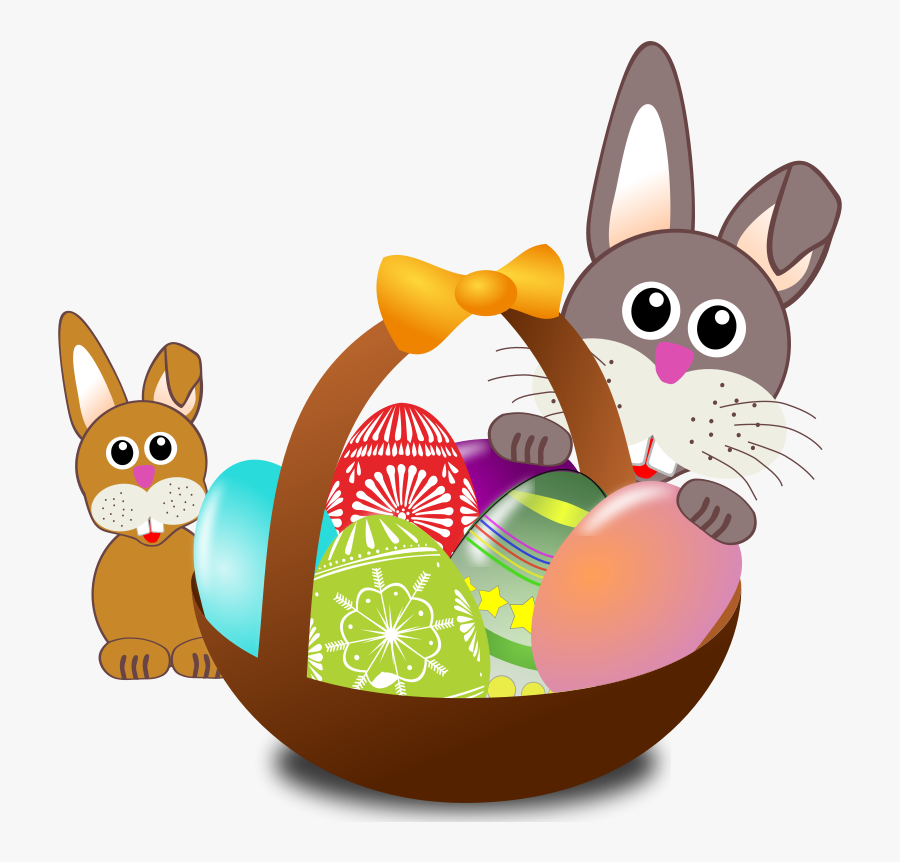 Free Animated Easter Clipart - Cesta De Pascoa Png, Transparent Clipart