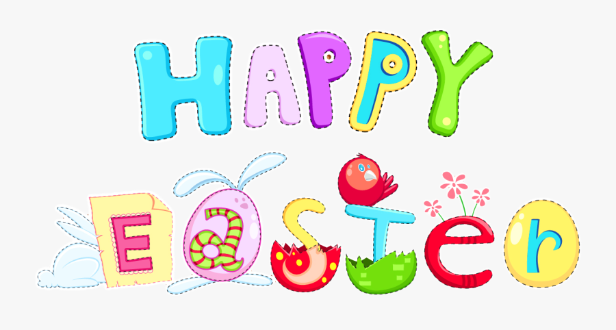 Happy Easter Clipart Png Color Original - Transparent Easter Clip Art, Transparent Clipart