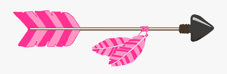 Pink Tribal Arrow - Clipart Tribal Cute Arrow, Transparent Clipart